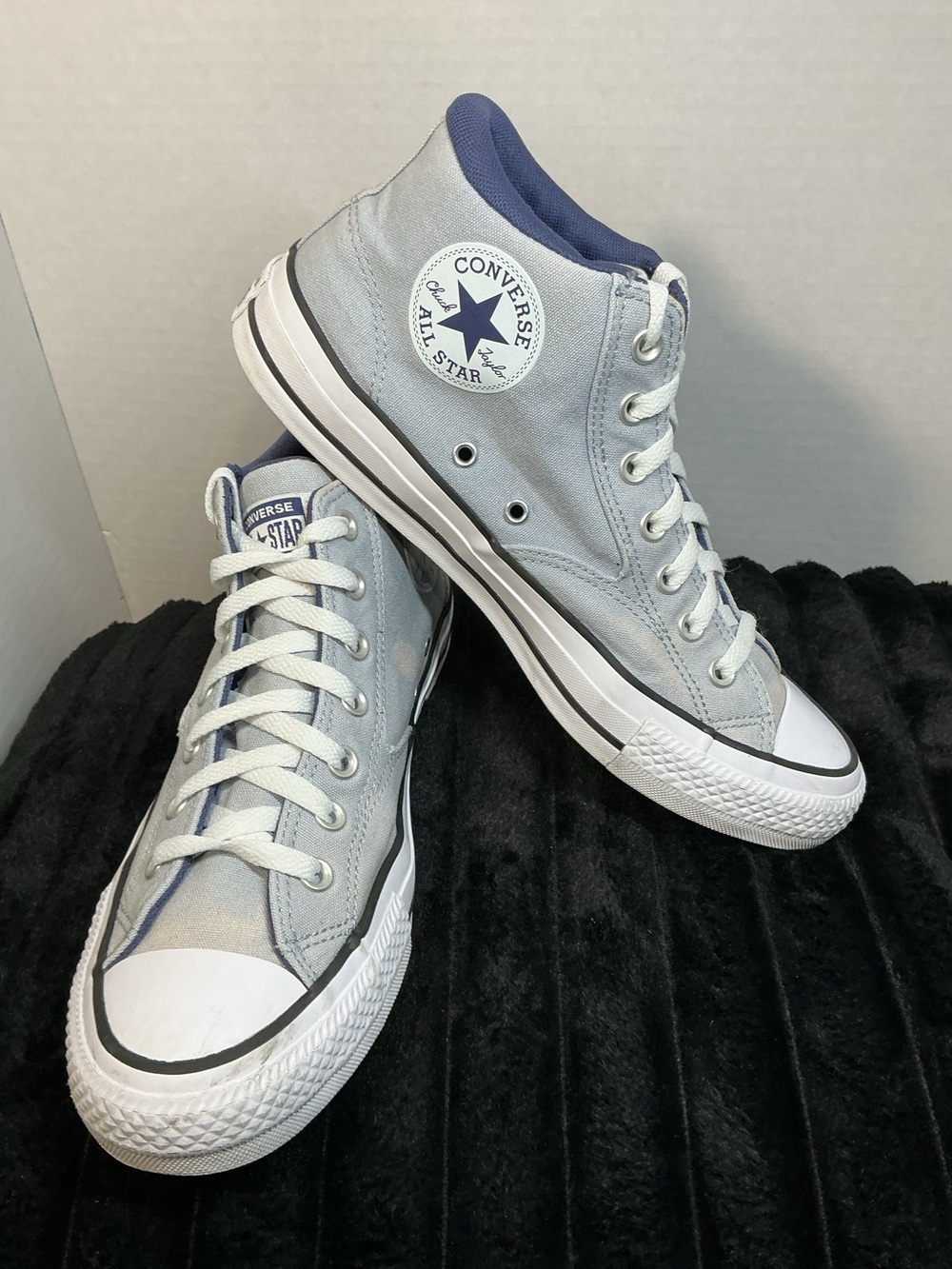 Converse Chuck Taylor All Star Malden Street Mid Men’s 9.5 Gray Blue A04470F